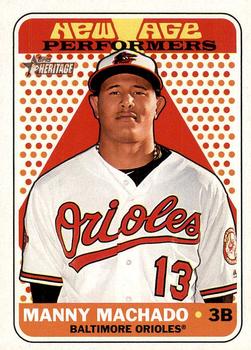 2018 Topps Heritage - New Age Performers #NAP-20 Manny Machado Front