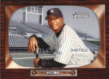 2004 Bowman Heritage #68 Gary Sheffield Front