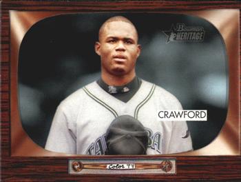 2004 Bowman Heritage #78 Carl Crawford Front