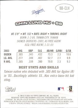 2004 Bowman's Best #BB-CLH Chin-Lung Hu Back
