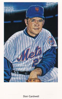 1994 Ron Lewis 1969 New York Mets 25th Anniversary Postcards #9 Don Cardwell Front