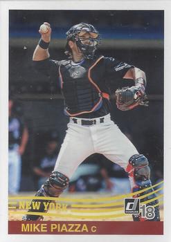 2018 Donruss - Blank Back #NNO Mike Piazza Front