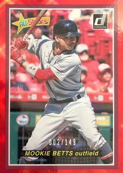 2018 Donruss - All-Stars Red #AS3 Mookie Betts Front