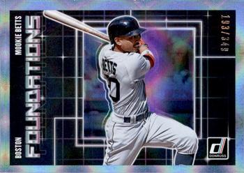 2018 Donruss - Foundations Silver #F5 Mookie Betts Front