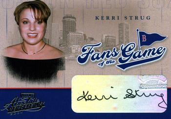 2004 Playoff Absolute Memorabilia - Fans of the Game Autographs #255 Kerri Strug Front