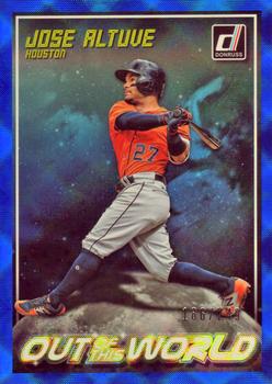2018 Donruss - Out of This World Blue #OW2 Jose Altuve Front