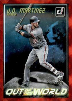 2018 Donruss - Out of This World Red #OW8 J.D. Martinez Front
