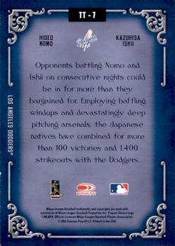 2004 Donruss Diamond Kings - Team Timeline #TT-7 Hideo Nomo / Kazuhisa Ishii Back