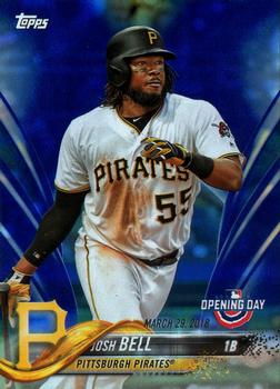 2018 Topps Opening Day - Opening Day Edition Blue Foil #182 Josh Bell Front