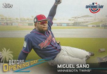2018 Topps Opening Day - Before Opening Day #BOD-MS Miguel Sano Front