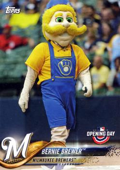 2018 Topps Opening Day - Mascots #M-16 Bernie Brewer Front