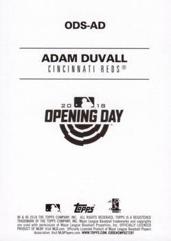 2018 Topps Opening Day - Opening Day Stars #ODS-AD Adam Duvall Back