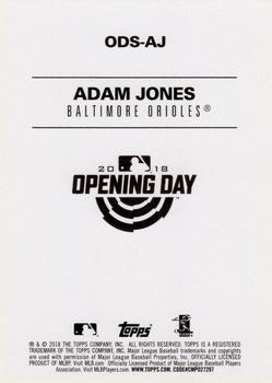 2018 Topps Opening Day - Opening Day Stars #ODS-AJ Adam Jones Back