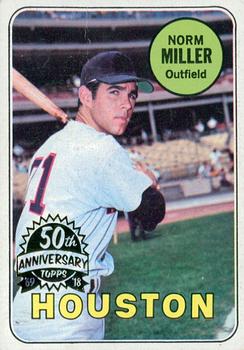 2018 Topps Heritage - 50th Anniversary Buybacks #76 Norm Miller Front