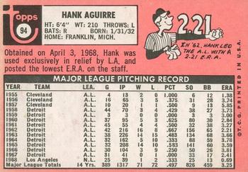 2018 Topps Heritage - 50th Anniversary Buybacks #94 Hank Aguirre Back