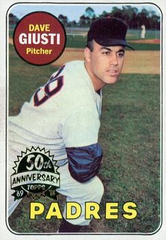 2018 Topps Heritage - 50th Anniversary Buybacks #98 Dave Giusti Front