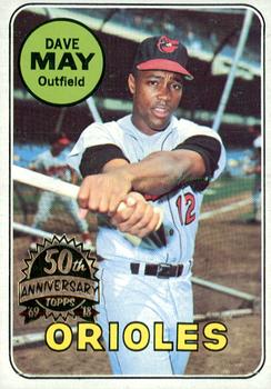 2018 Topps Heritage - 50th Anniversary Buybacks #113 Dave May Front