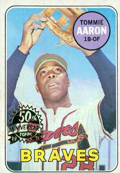 2018 Topps Heritage - 50th Anniversary Buybacks #128 Tommie Aaron Front