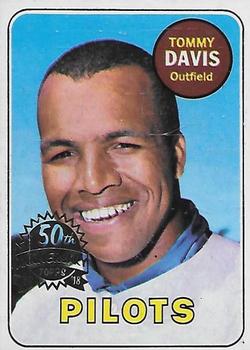 2018 Topps Heritage - 50th Anniversary Buybacks #135 Tommy Davis Front