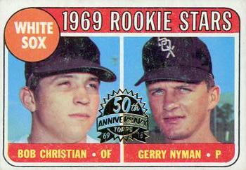2018 Topps Heritage - 50th Anniversary Buybacks #173 White Sox 1969 Rookie Stars (Bob Christian / Gerry Nyman) Front