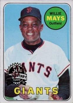 2018 Topps Heritage - 50th Anniversary Buybacks #190 Willie Mays Front