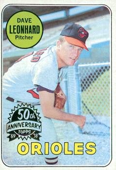 2018 Topps Heritage - 50th Anniversary Buybacks #228 Dave Leonhard Front