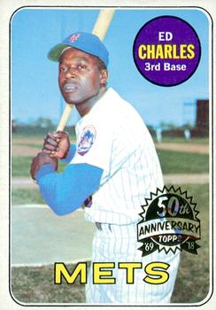 2018 Topps Heritage - 50th Anniversary Buybacks #245 Ed Charles Front