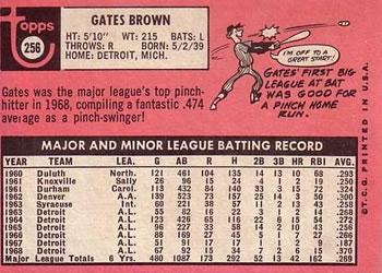 2018 Topps Heritage - 50th Anniversary Buybacks #256 Gates Brown Back