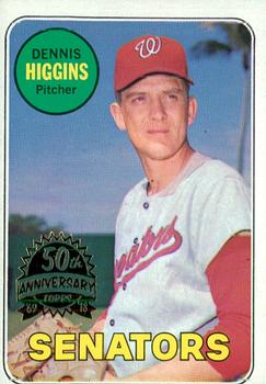 2018 Topps Heritage - 50th Anniversary Buybacks #441 Dennis Higgins Front