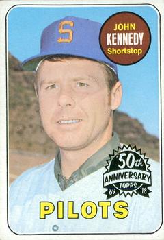 2018 Topps Heritage - 50th Anniversary Buybacks #631 John Kennedy Front