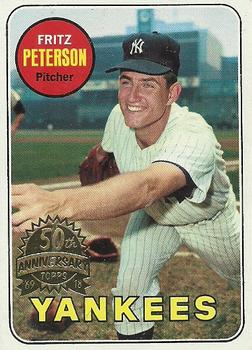 2018 Topps Heritage - 50th Anniversary Buybacks #46 Fritz Peterson Front