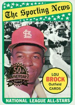 2018 Topps Heritage - 50th Anniversary Buybacks #428 Lou Brock Front