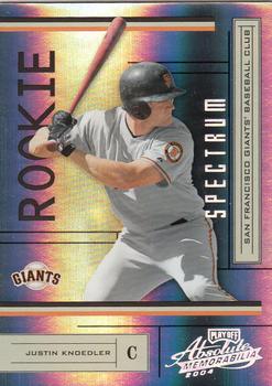 2004 Playoff Absolute Memorabilia - Spectrum Silver #237 Justin Knoedler Front