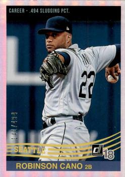 2018 Donruss - Career Stat Line #261 Robinson Cano Front