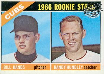 2015 Topps - Topps Originals Buybacks 1966 #392 Cubs 1966 Rookie Stars (Bill Hands / Randy Hundley) Front