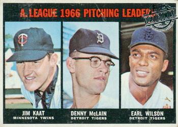 2015 Topps - Topps Originals Buybacks 1967 #235 American League 1966 Pitching Leaders (Jim Kaat / Denny McLain / Earl Wilson) Front
