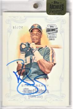 2015 Topps Archives Signature Series - Darryl Strawberry #98 Darryl Strawberry Front