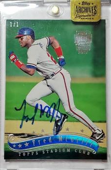 2015 Topps Archives Signature Series - Fred McGriff #47 Fred McGriff Front