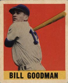 1948-49 Leaf #30 Bill Goodman Front