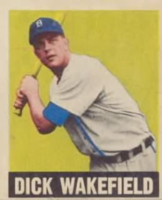 1948-49 Leaf #50 Dick Wakefield Front