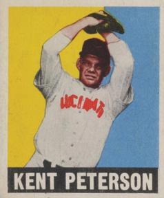 1948-49 Leaf #42a Kent Peterson Front