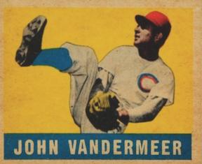 1948-49 Leaf #53 John Vander Meer Front
