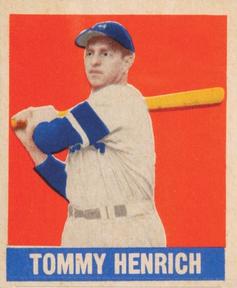 1948-49 Leaf #55 Tommy Henrich Front