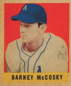 1948-49 Leaf #63 Barney McCosky Front