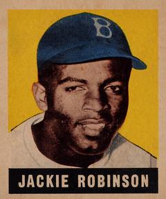 1948-49 Leaf #79 Jackie Robinson Front