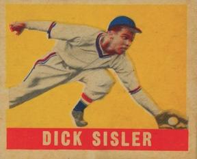 1948-49 Leaf #143 Dick Sisler Front