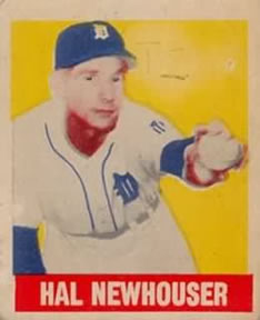 1948-49 Leaf #98 Hal Newhouser Front