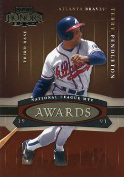 2004 Playoff Honors - Awards #A-11 Terry Pendleton Front