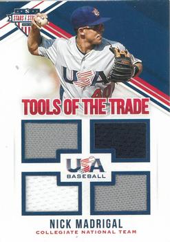 2018 Panini USA Baseball Stars & Stripes - Tools of the Trade #14 Nick Madrigal Front