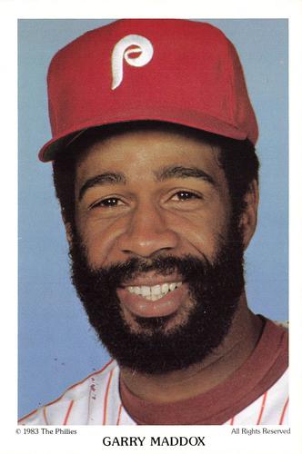 1983 Tastykake Philadelphia Phillies #NNO Garry Maddox Front
